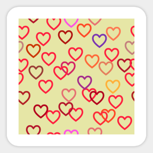 Valentines Day Pattern Sticker